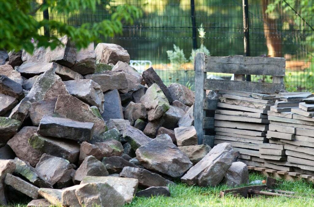 landscaping material rocks